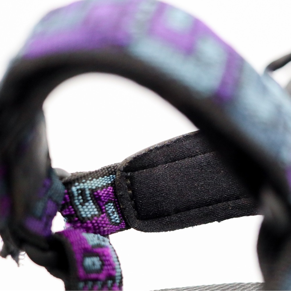 Vintage Teva Hurricane Hiking Sandals Womens 9 Purple Blue Geometric Strappy - Picture 9 of 11